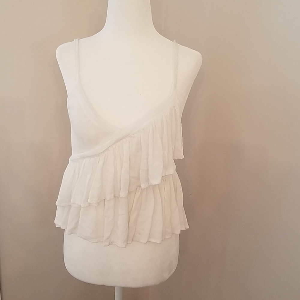 Gianni Bini white spaghetti strap top
